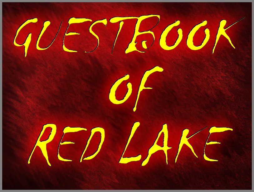 Guestbook Red Lake 1